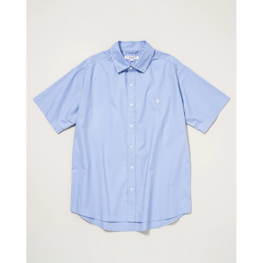 U.S. POLO ASSN. 유에스폴로에센 레귤러 카라 브로드 반팔셔츠 더블홀스맨 자수 3컬러 PLM52710