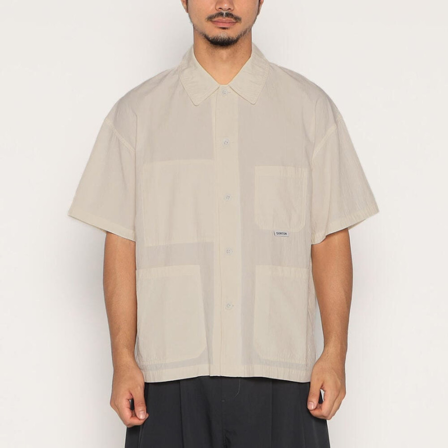 단톤 오가닉 코튼 와셔 반소매 커버올 셔츠 3컬러 DT-B0239 MUG DNB251M104-0020