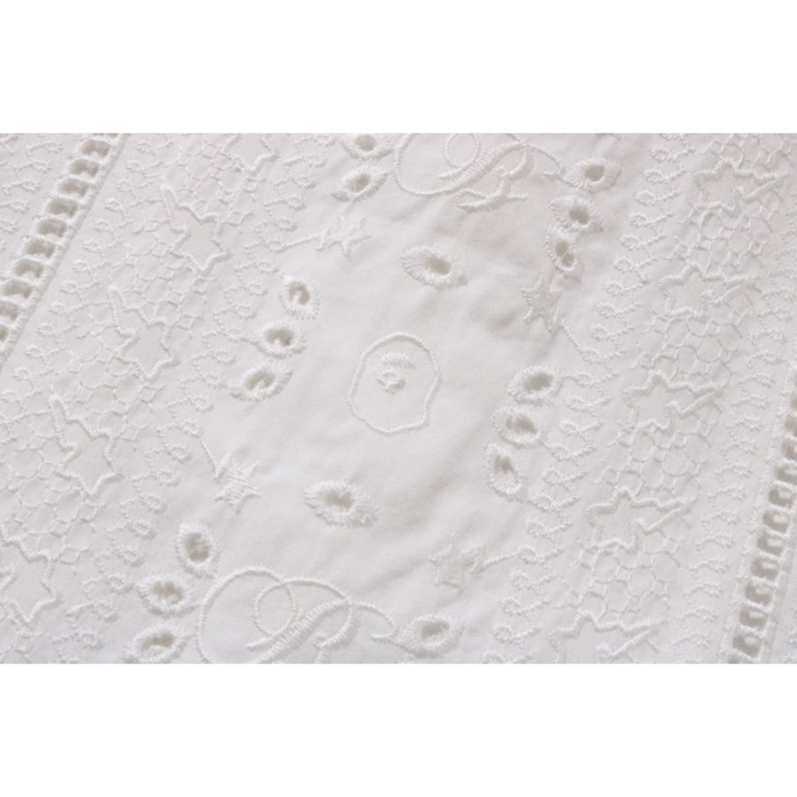 베이프 엠브로이더리 오픈 칼라 SS 셔츠 2컬러 1L30132305