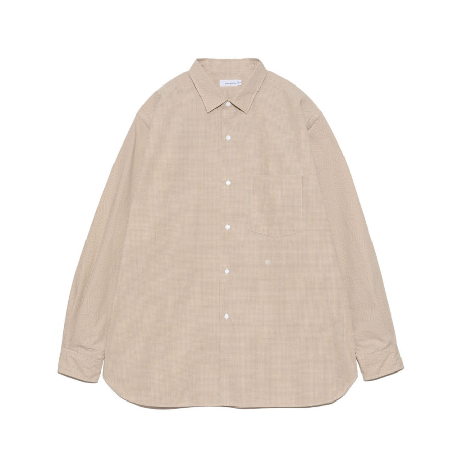 나나미카 레귤러 카라 깅엄 체크 윈드 셔츠 2컬러 S25SG094