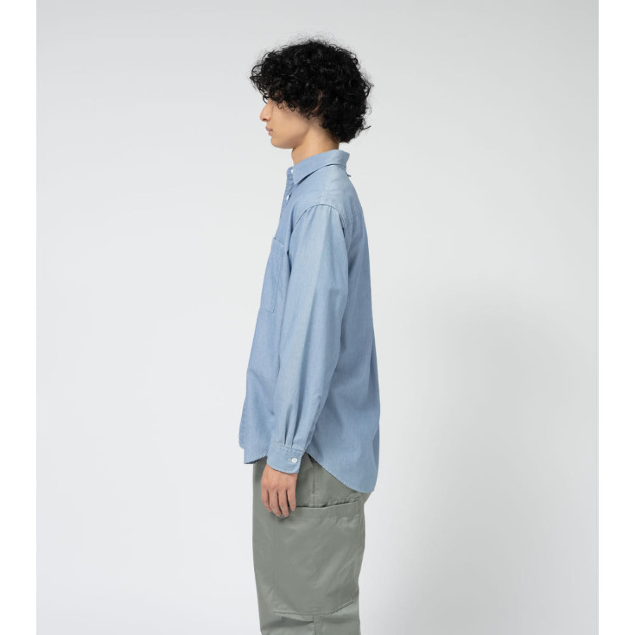 노스페이스퍼플라벨 레귤러 칼라 샴브레이 필드셔츠 2컬러 N24FG069