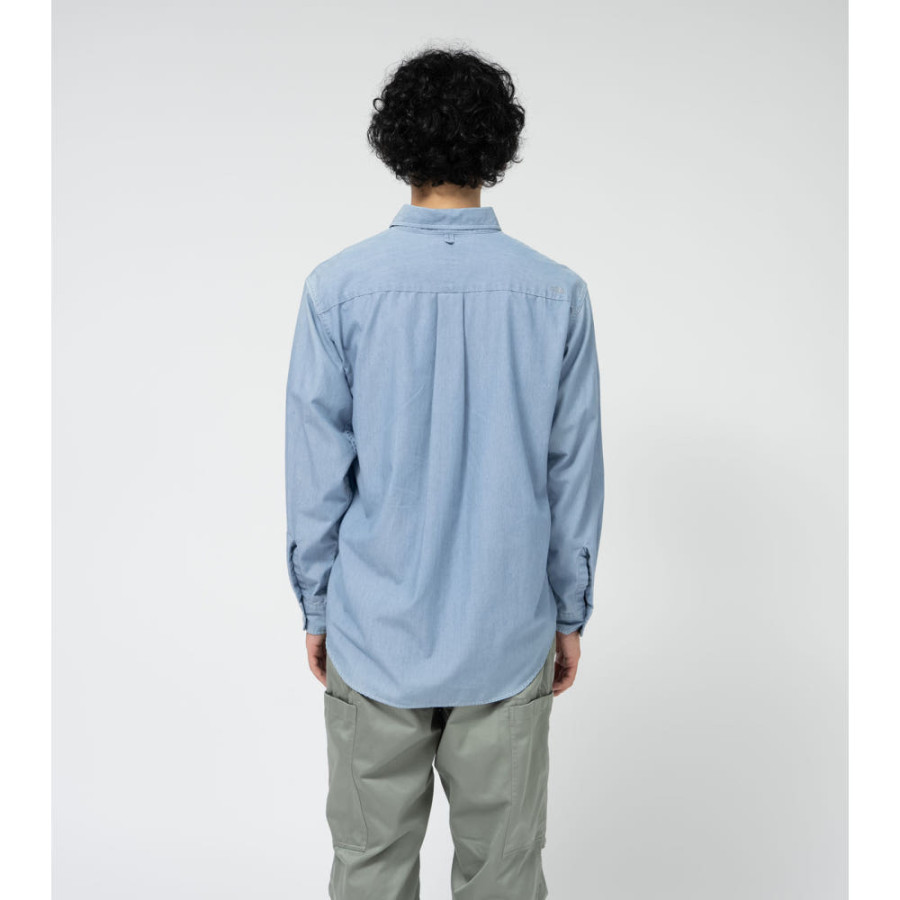 노스페이스퍼플라벨 레귤러 칼라 샴브레이 필드셔츠 2컬러 N24FG069