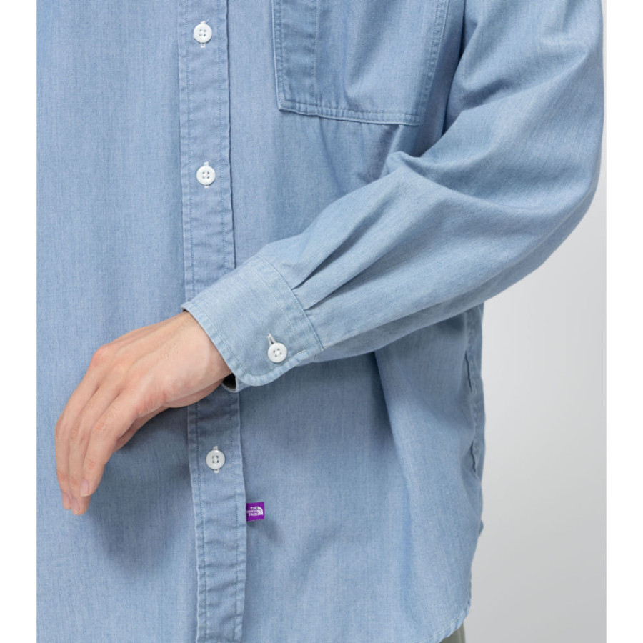 노스페이스퍼플라벨 레귤러 칼라 샴브레이 필드셔츠 2컬러 N24FG069