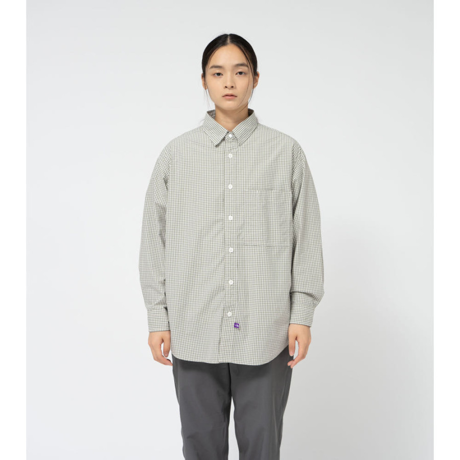 노스페이스 퍼플라벨 레귤러 카라 깅엄 필드 셔츠 2컬러 N25SG100