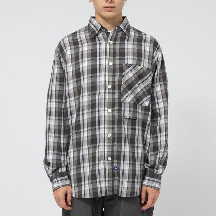 노스페이스 퍼플라벨 프라넬 필드 워크 셔츠 2컬러 N25SG012