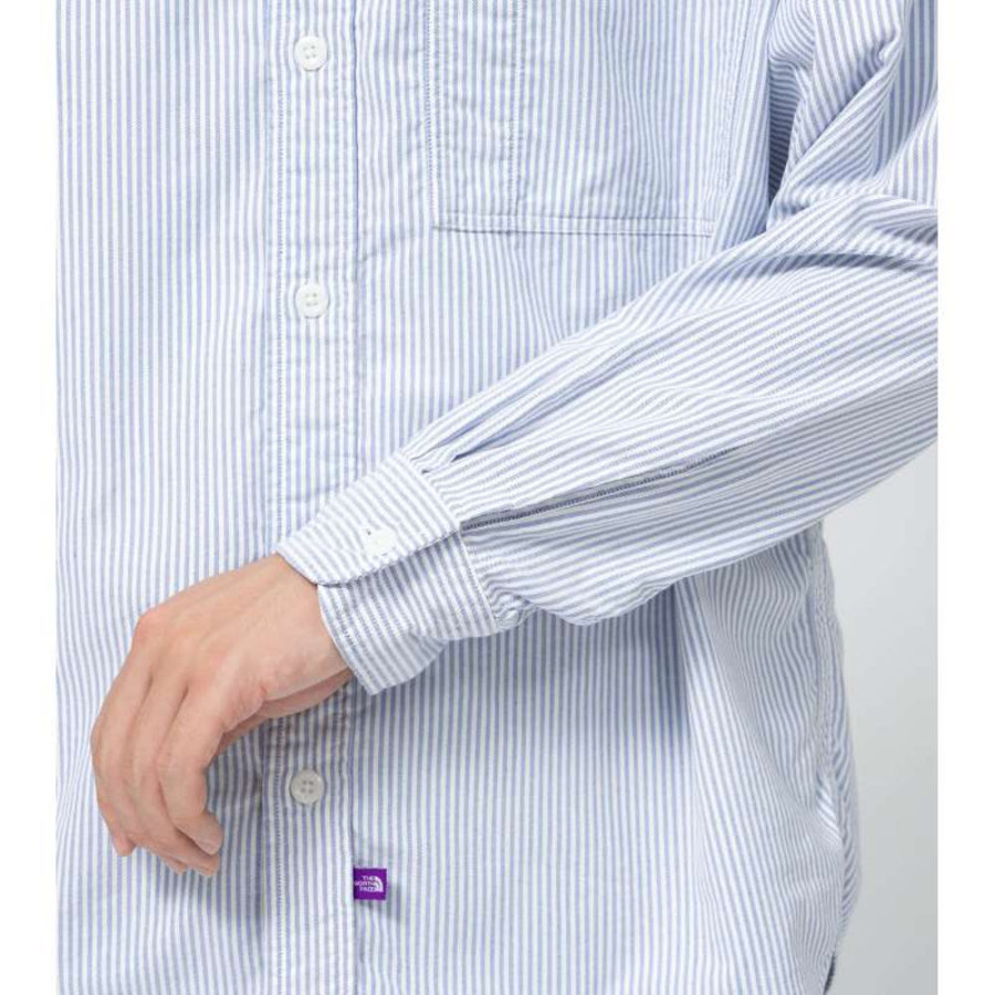 노스페이스퍼플라벨 버튼다운 스트라이프필드 셔츠 2컬러 N24FG065