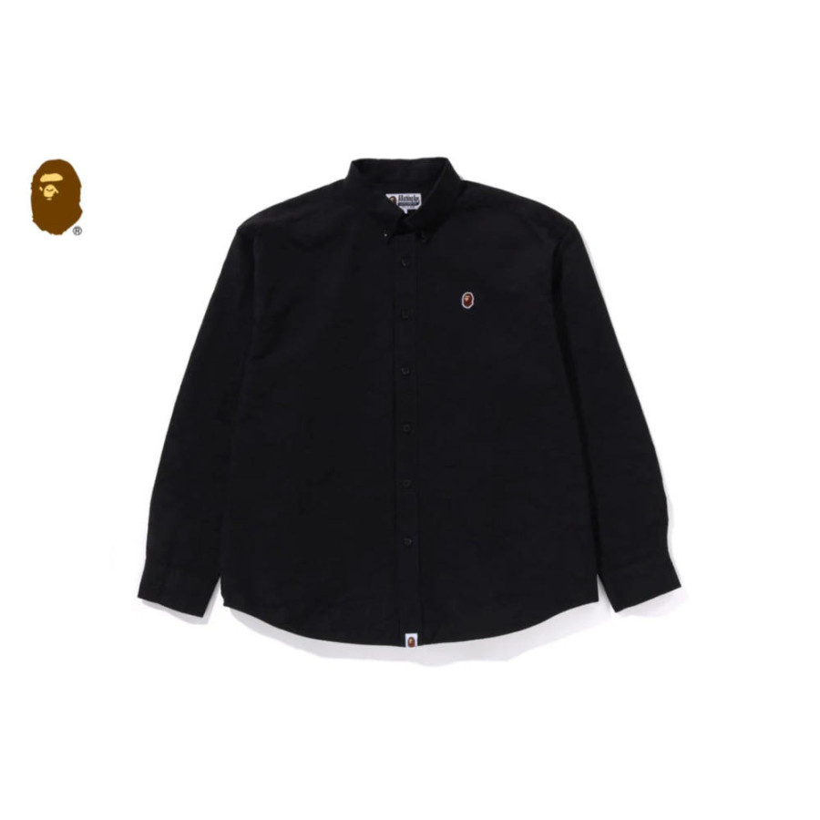 베이프 라인 카모 자카드 옥스포드 롱 슬리브 셔츠 3컬러 1L30131302