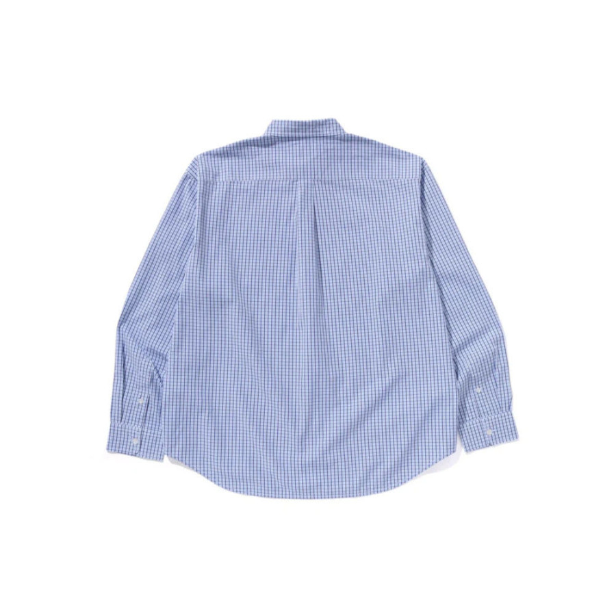 베이프 원포인트 체크 포플린 롱 슬리브 셔츠 2컬러 1L30131304