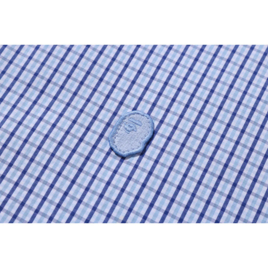 베이프 원포인트 체크 포플린 롱 슬리브 셔츠 2컬러 1L30131304