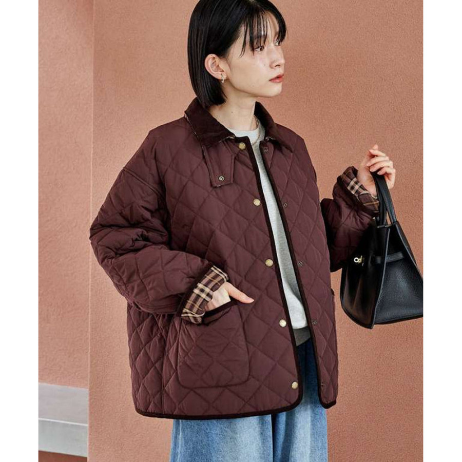 프릭스스토어 프라이마로프트 다이아 퀼팅 카라 미들 코트 3컬러 1155248900287