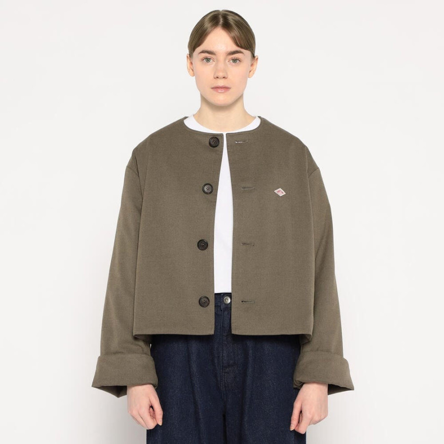 단톤 여성용 울 라이크 인슐레이션 카라리스 와이드 재킷 2컬러 DT-A0672 WLX DNB252L101-0007