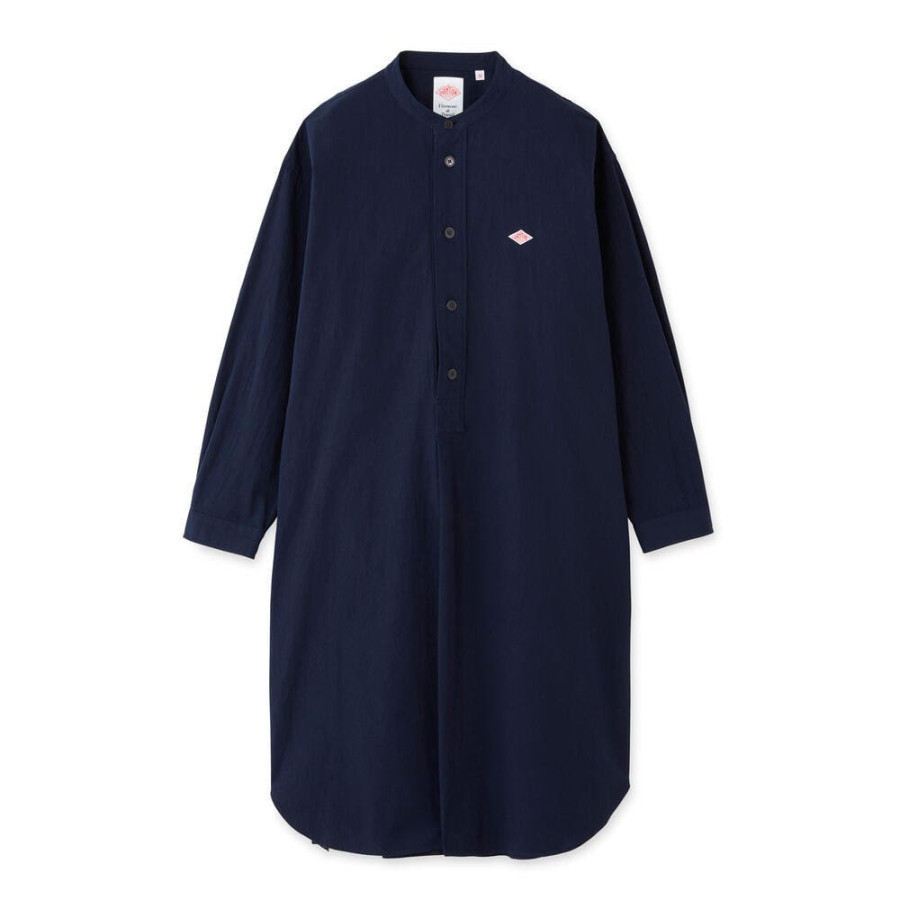 단톤 여성 코튼 워셔 밴드 카라 롱셔츠 2컬러 DT-B0342 MUG DNB252L203-0003