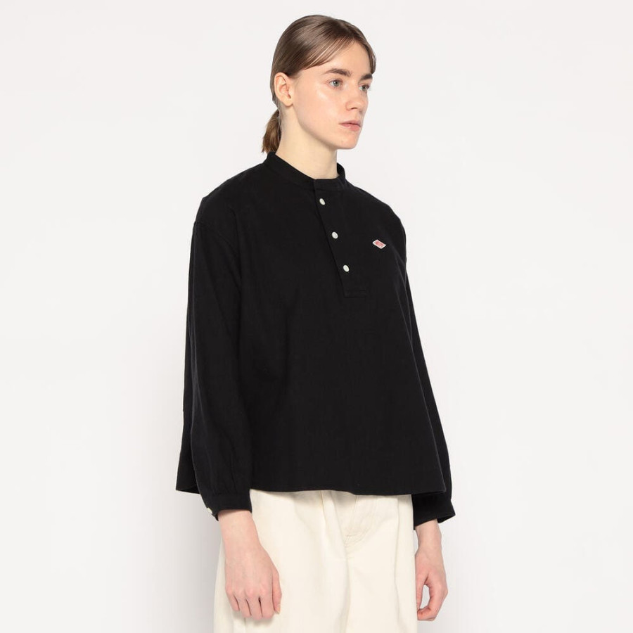 단톤 여성 오가닉 코튼 헨리넥 셔츠 4컬러 DT-B0304 OCV DNB252L104-0014