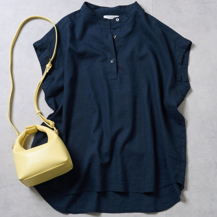 프릭스스토어 셋업 지원 린넨 블렌드 스키퍼 블라우스 6컬러 1103248900633