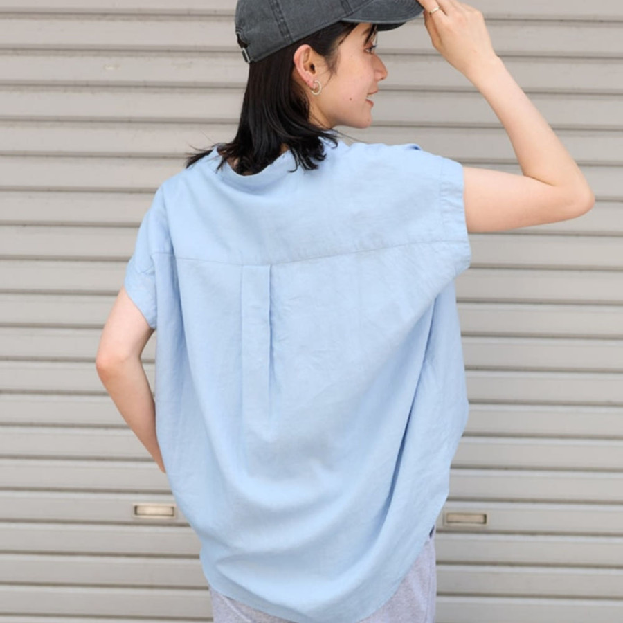 프릭스스토어 셋업 지원 린넨 블렌드 스키퍼 블라우스 6컬러 1103248900633