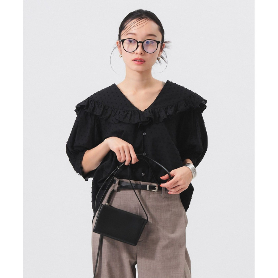 빔즈 보이 도트 도비 빅칼라 반팔 셔츠 3컬러 13-01-0182-803