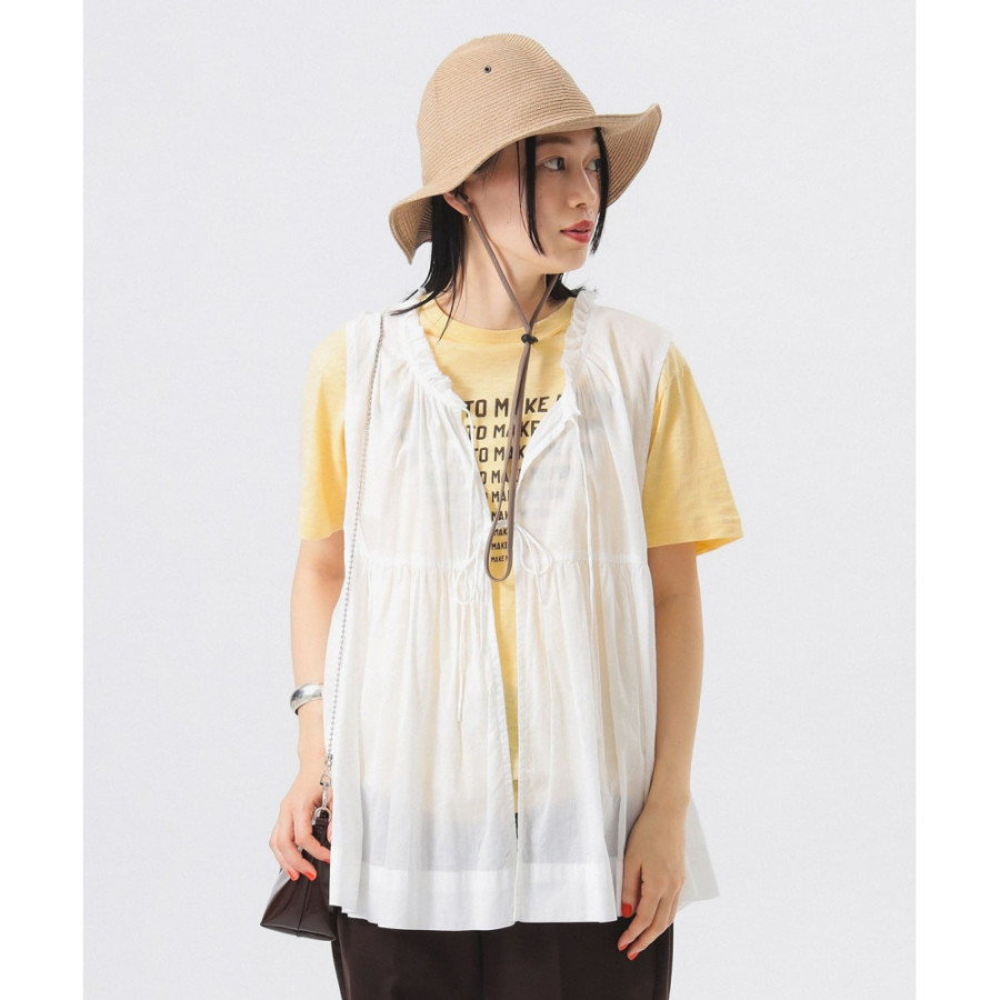 빔즈 보이 코튼 개더 노슬리브 셔츠 3컬러 13-01-0163-452