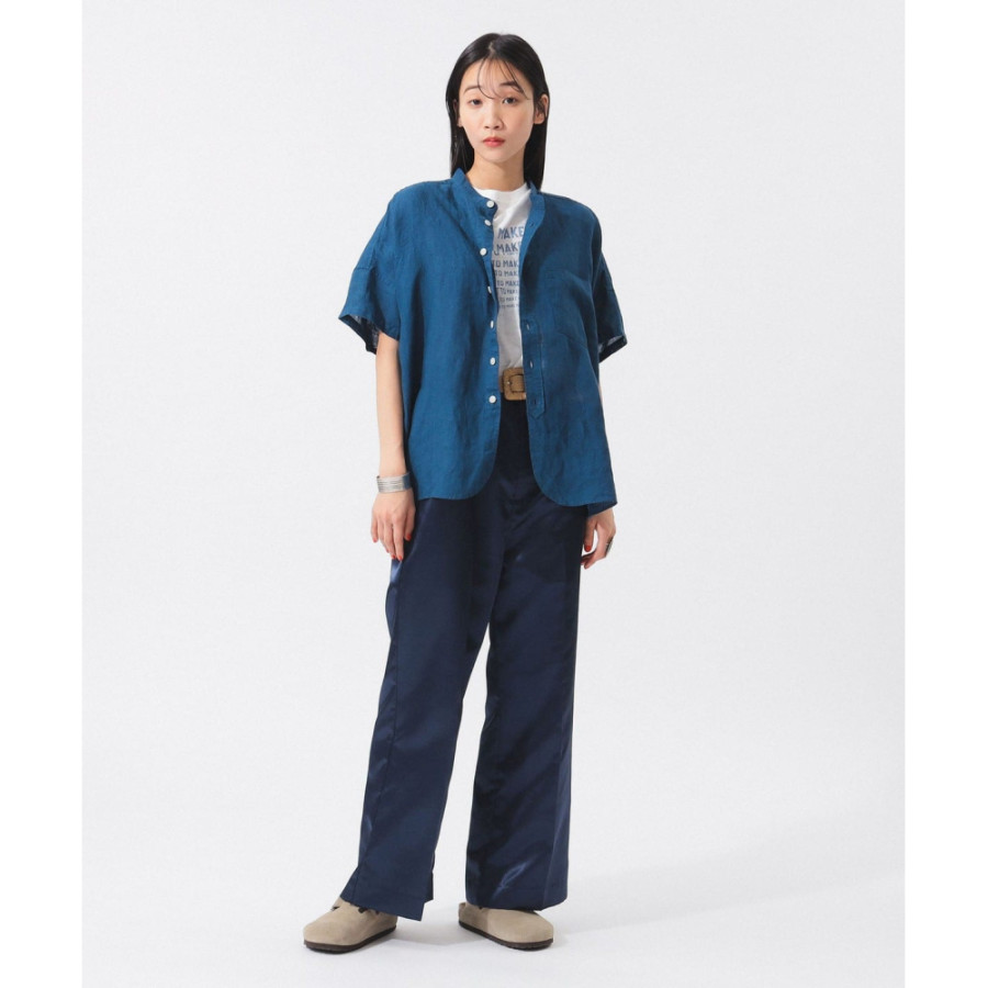 빔즈 보이 린넨 솔리드 스탠드 칼라 셔츠 3컬러 13-01-0134-803