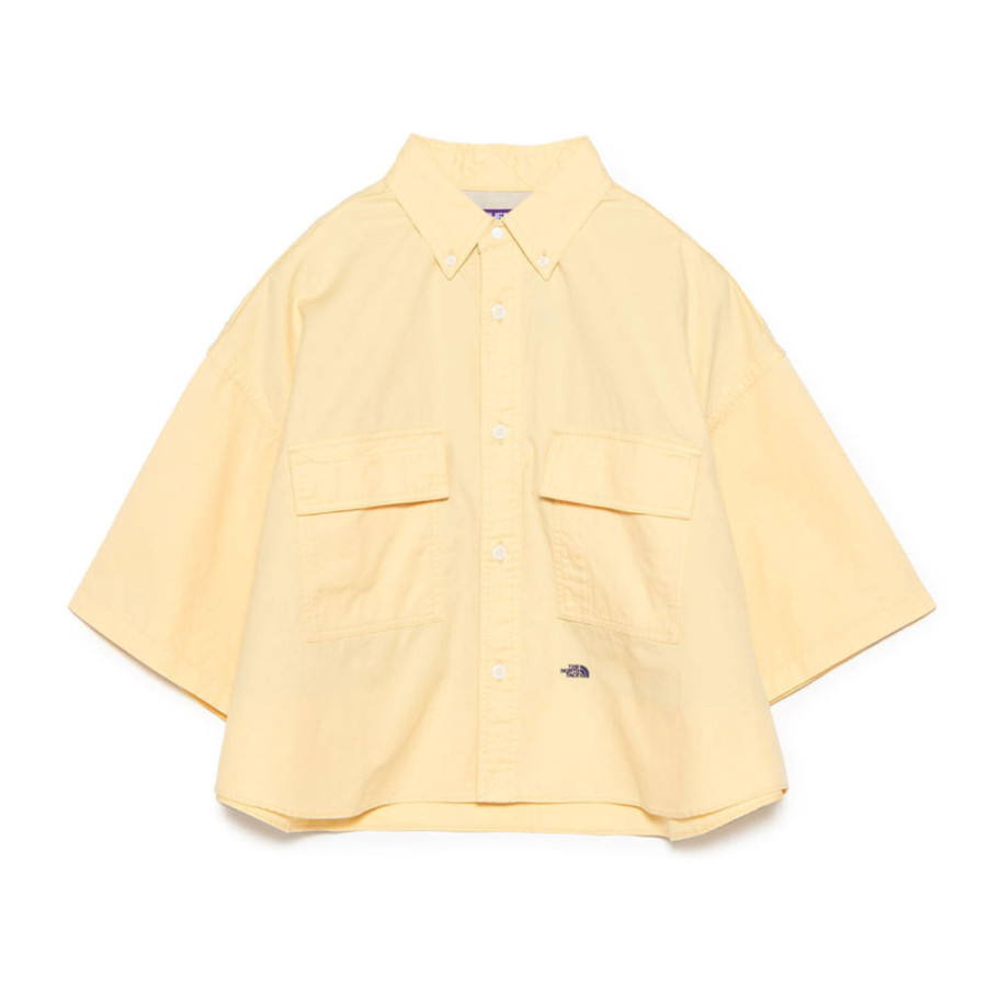 노스페이스 퍼플라벨 여성 버튼 다운 필드 S/S 크롭 셔츠 2컬러 N25SG135
