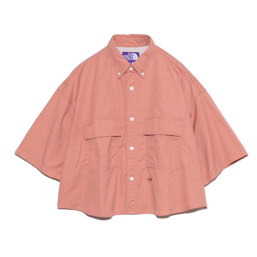 노스페이스 퍼플라벨 버튼 다운 필드 S/S 크롭 셔츠 2컬러 N25SG054