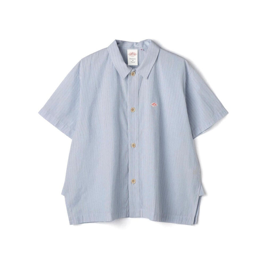 단톤 여성 코튼 보일 반팔 셔츠 4컬러 DT-B0351 CCV DNB251L104-0022