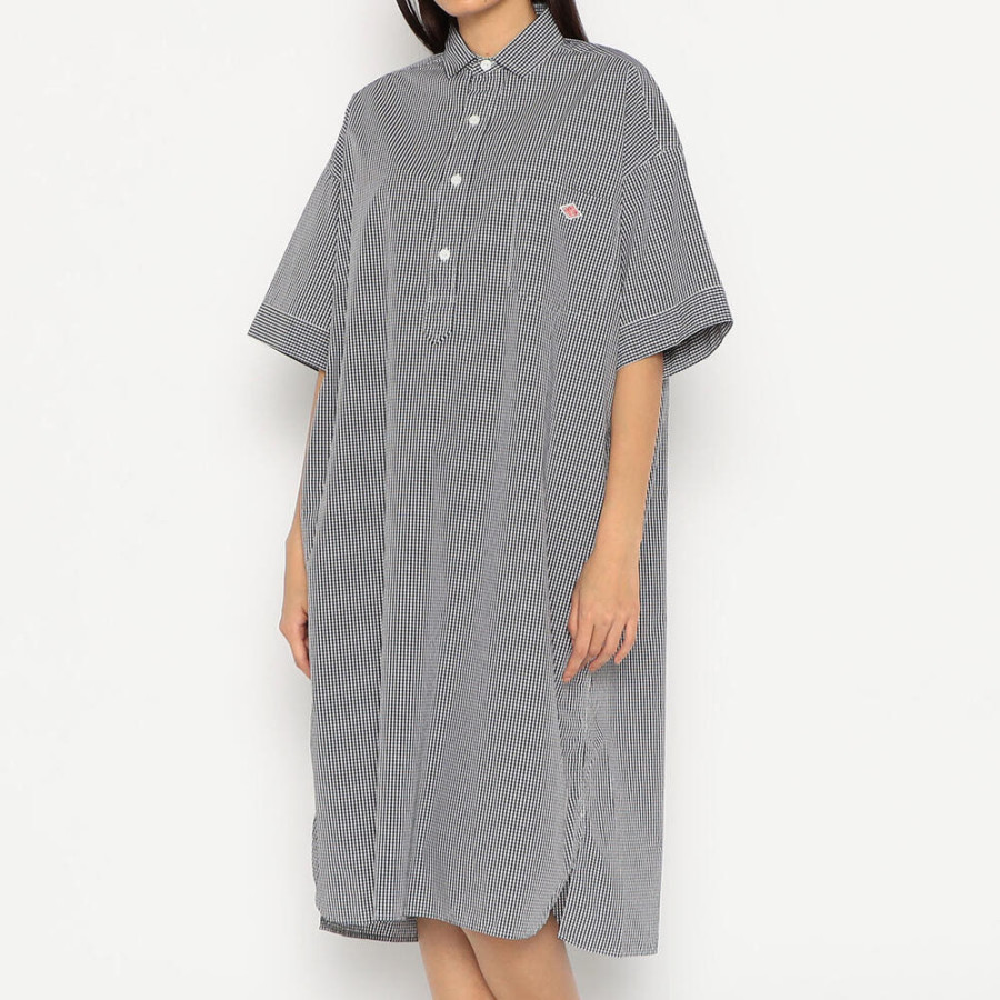 단톤 여성 코튼 팝린 풀오버 드레스 플레드 셔츠 3컬러 JD-3655 CPP DNB251L203-0002