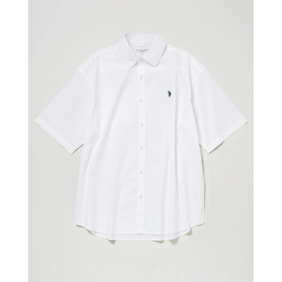 U.S. POLO ASSN. 유에스폴로에센 더블홀스맨 자수 레귤러 카라 브로드 반팔 셔츠 6컬러 PLM51703