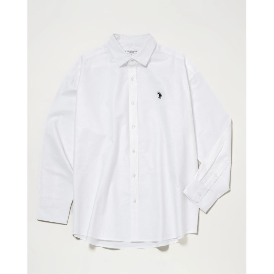 U.S. POLO ASSN. 유에스폴로에센 더블 홀스맨 자수 셔츠 4컬러 PLM51711DQ
