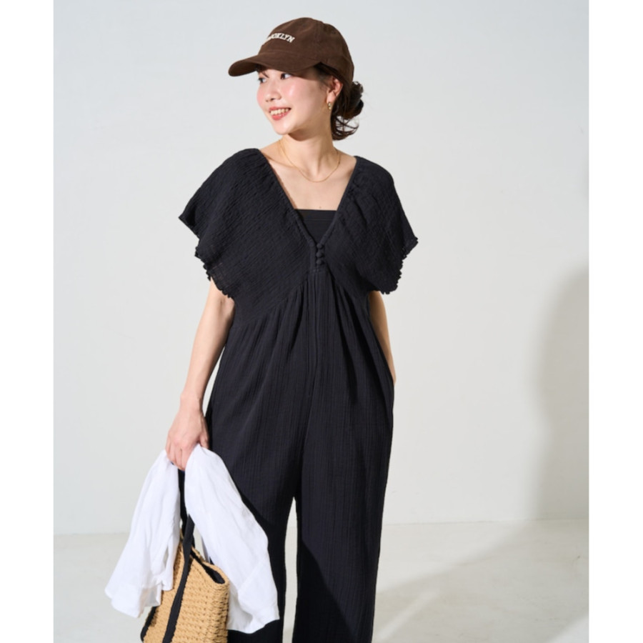 프릭스스토어 인도 더블거즈 셔링 올인원 점프수트 4컬러 1346248900527