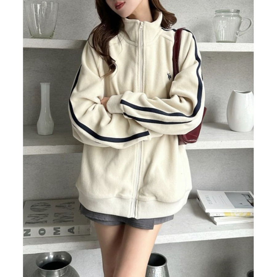 U.S. POLOASSN. 유에스폴로에센 라인 디자인 플리스 트랙 자켓 5컬러 85733804 ada1458