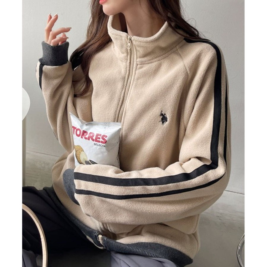 U.S. POLOASSN. 유에스폴로에센 라인 디자인 플리스 트랙 자켓 5컬러 85733804 ada1458