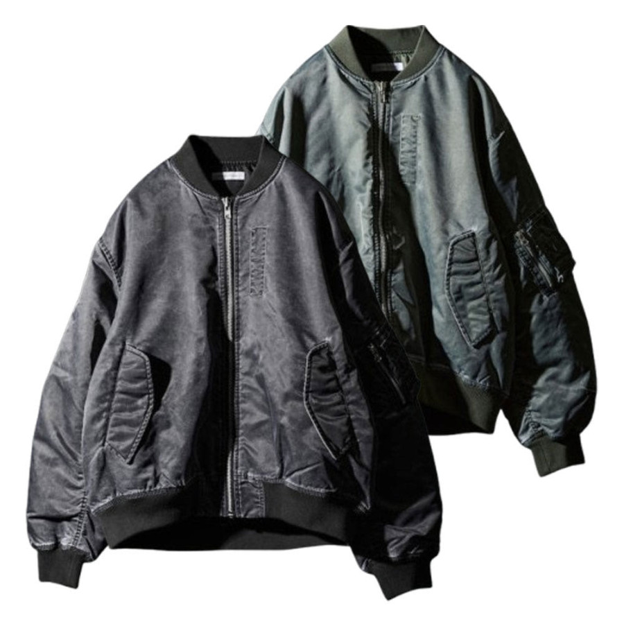 프릭스스토어 빈티지 가공 숏 안솜 MA-1 재킷 2컬러 1051248901921