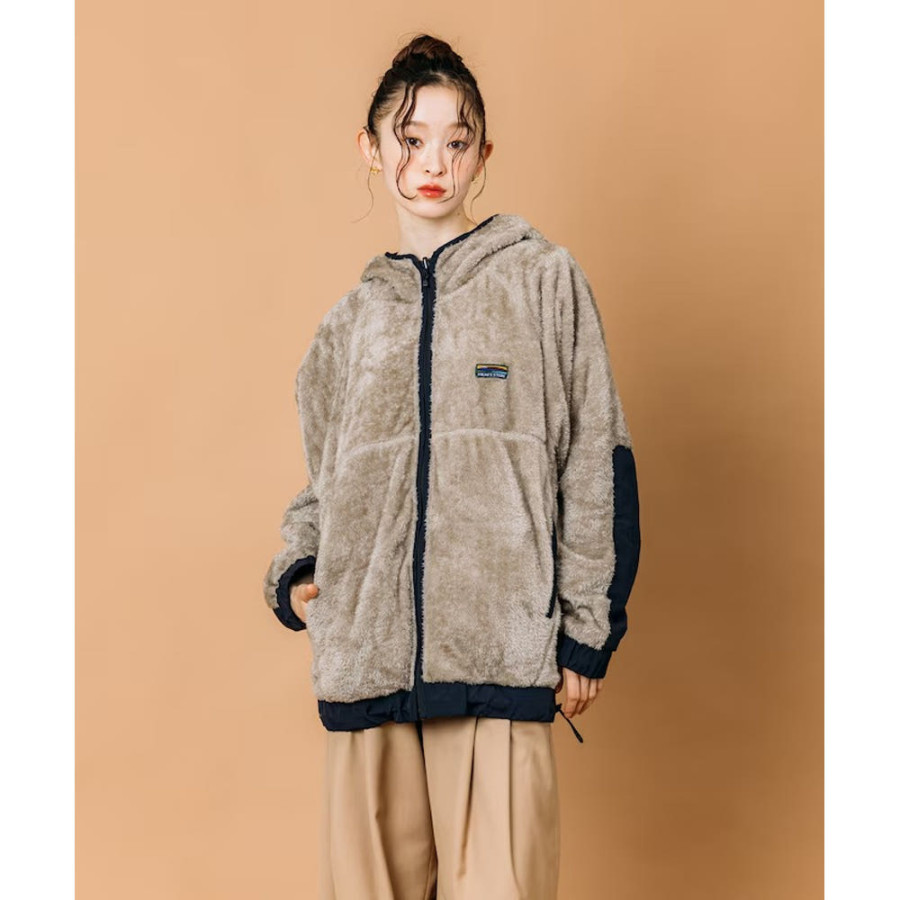 프릭스스토어 릴랙스핏 나일론 플리스 리버시블 후디 재킷 4컬러 1251248900738