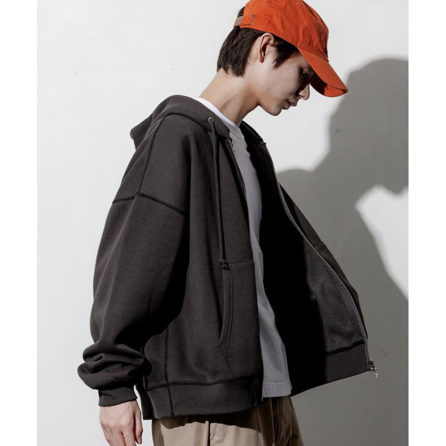 프릭스스토어 릴랙스 핏 후드 집업 파카 4컬러 1223248901266