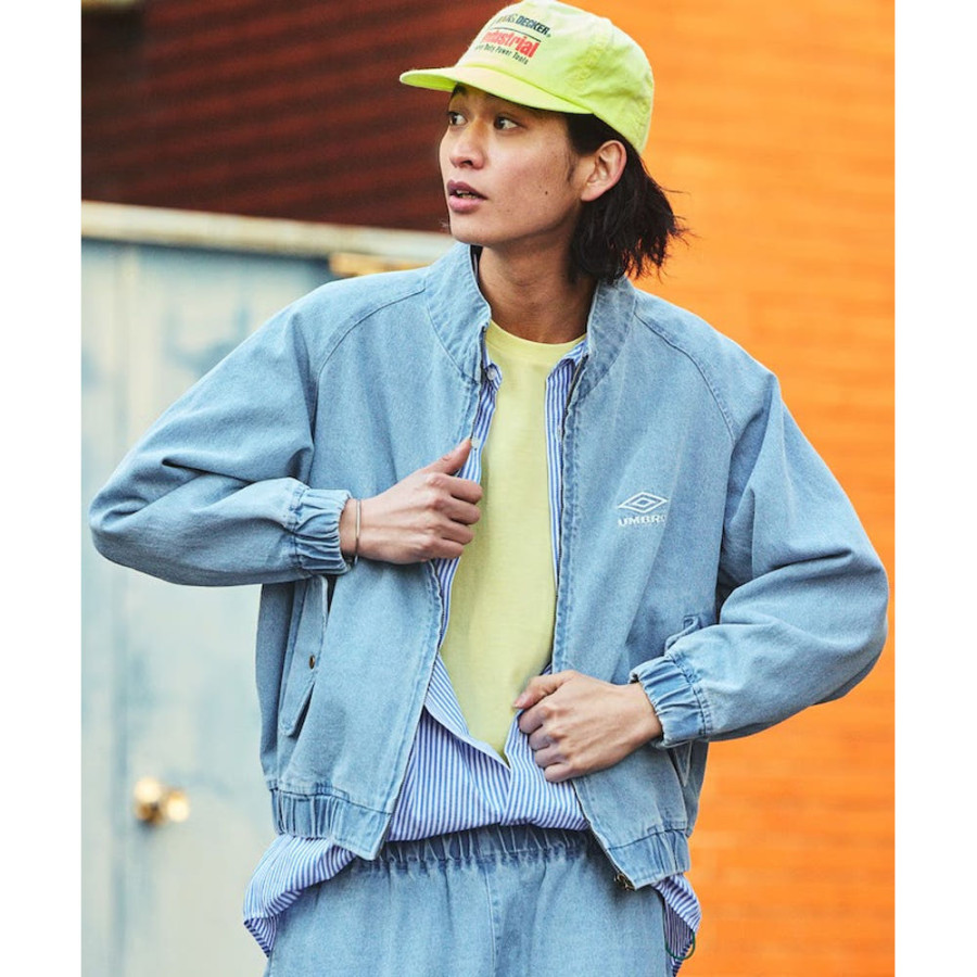 프릭스스토어 엄브로 별주 데님 스탠드 칼라 블루종 3컬러 1059394400033