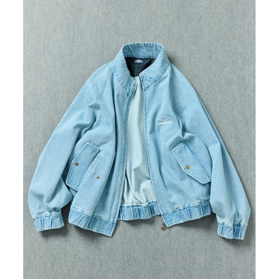 프릭스스토어 엄브로 별주 데님 스탠드 칼라 블루종 3컬러 1059394400033