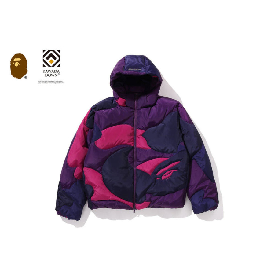 베이프 메가 컬러 카모 퀼티드 다운 자켓 2컬러 1L80144306