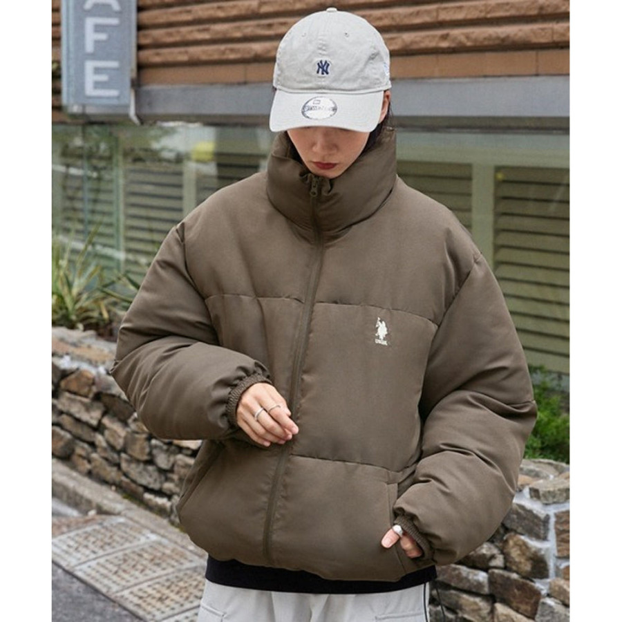 U.S. POLOASSN. 유에스폴로에센 별주 로고 자수 오버사이즈 스탠드 중면 자켓 5컬러 60246700 jk558