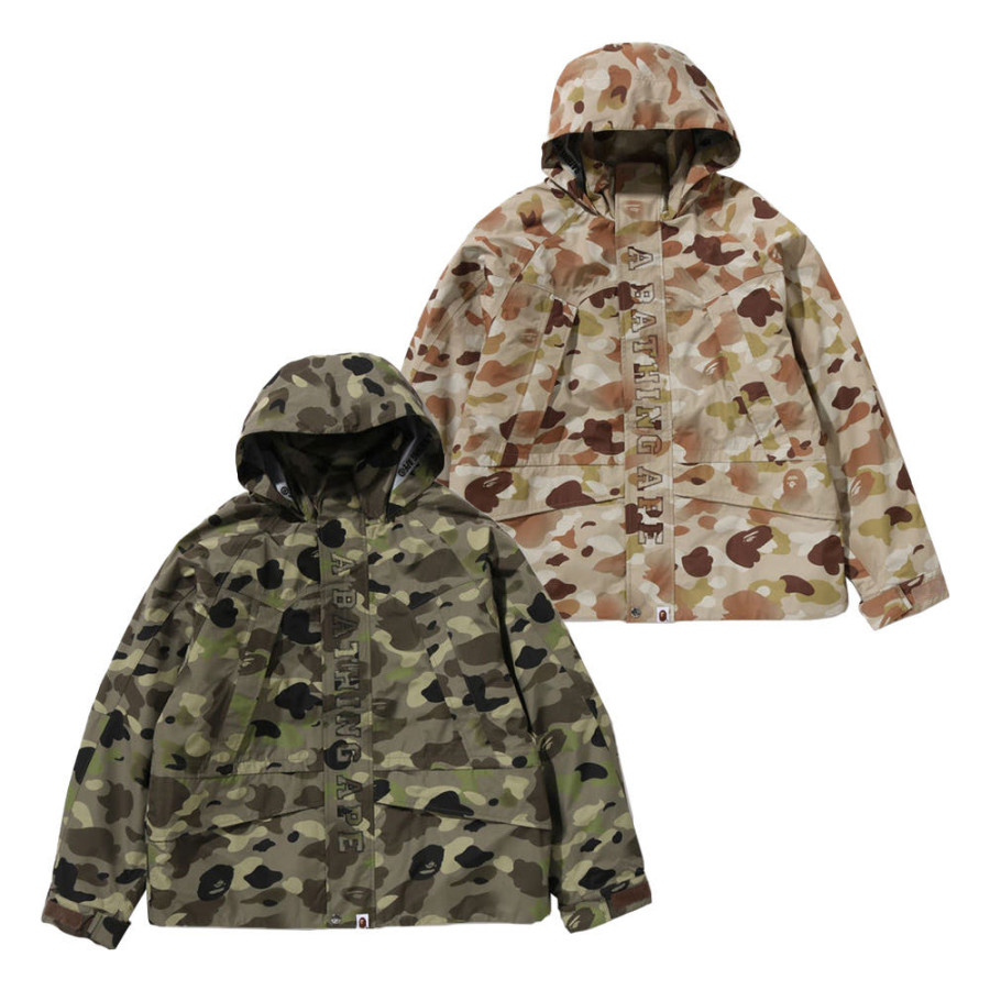 베이프 그라데이션 카모 투인원 스노우보드 자켓 2컬러 1L80141309