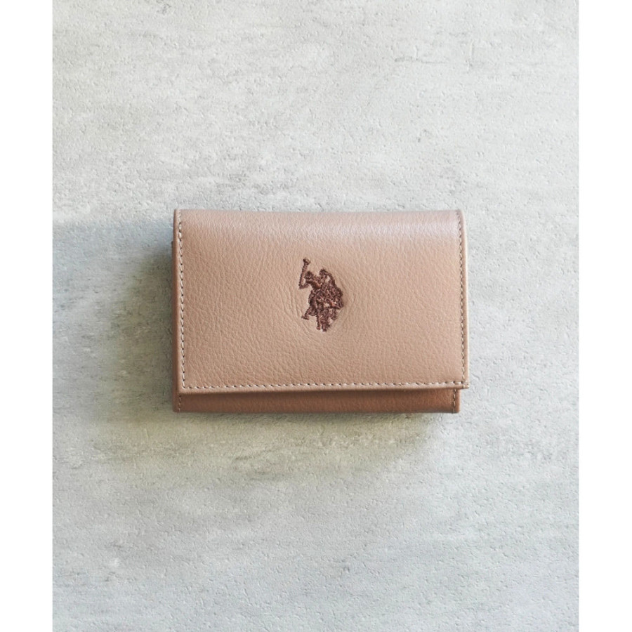 U.S. POLOASSN. 유에스폴로에센 고트 레더 컴팩트 지갑 3컬러 USPA- 2736