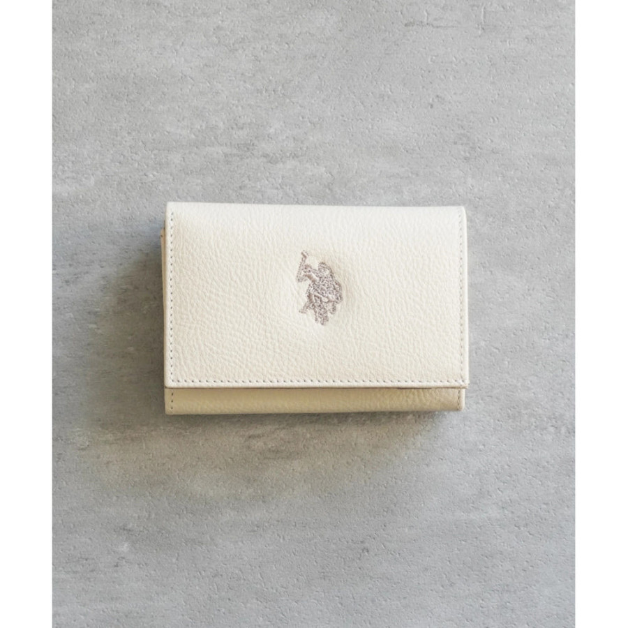 U.S. POLOASSN. 유에스폴로에센 고트 레더 컴팩트 지갑 3컬러 USPA- 2736