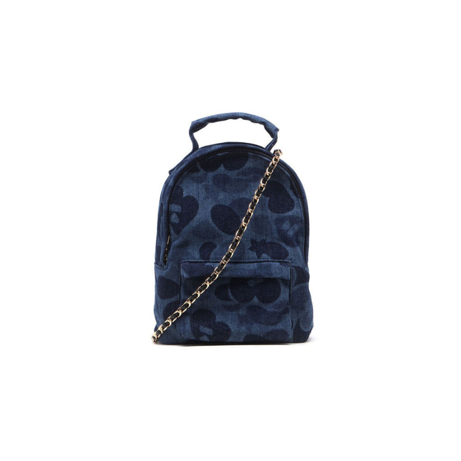 베이프 카모 데님 미니 백팩 핸드백 인디고 CL70289304