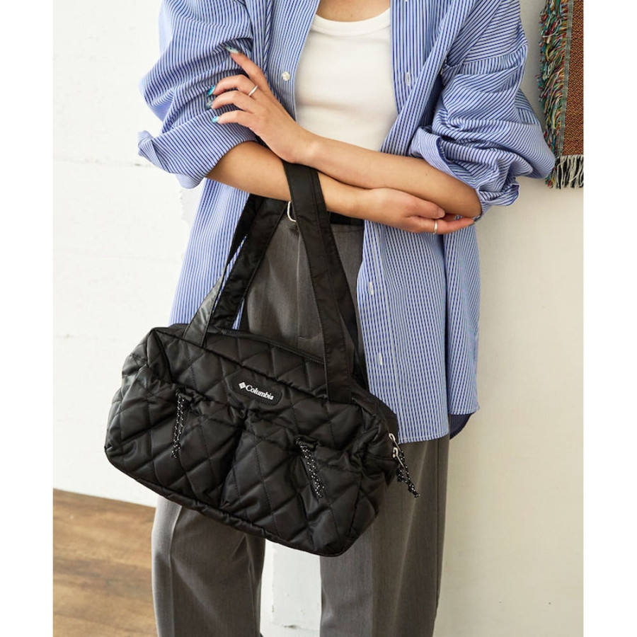 프릭스스토어 컬럼비아 별주 퀼팅 스퀘어 코드 포켓 토트백 3컬러 1369129900007