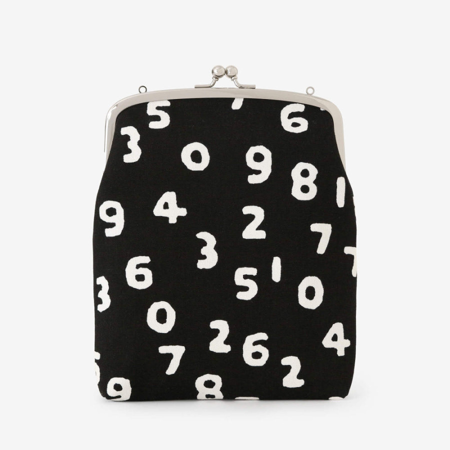 소우소우 SOU SOU 캔버스 가마구치 가방 L 블랙 6299997 6299998