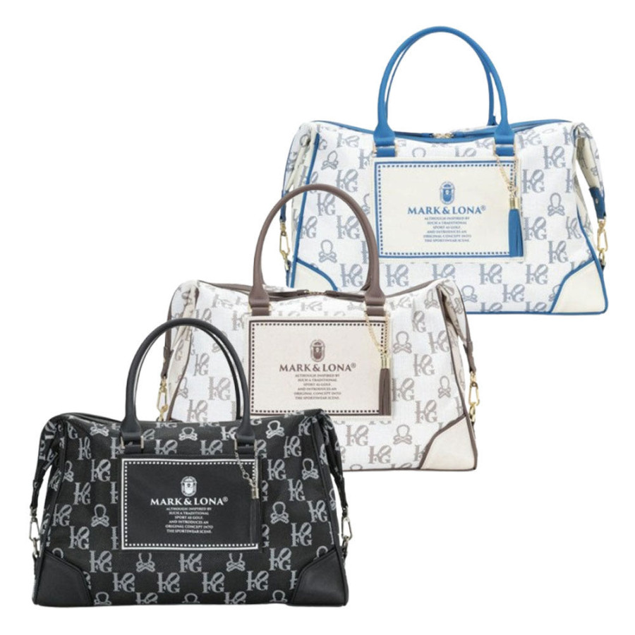 마크앤로나 에버 모노그램 메쉬 보스턴 백 3컬러 MLS-5A-SB31