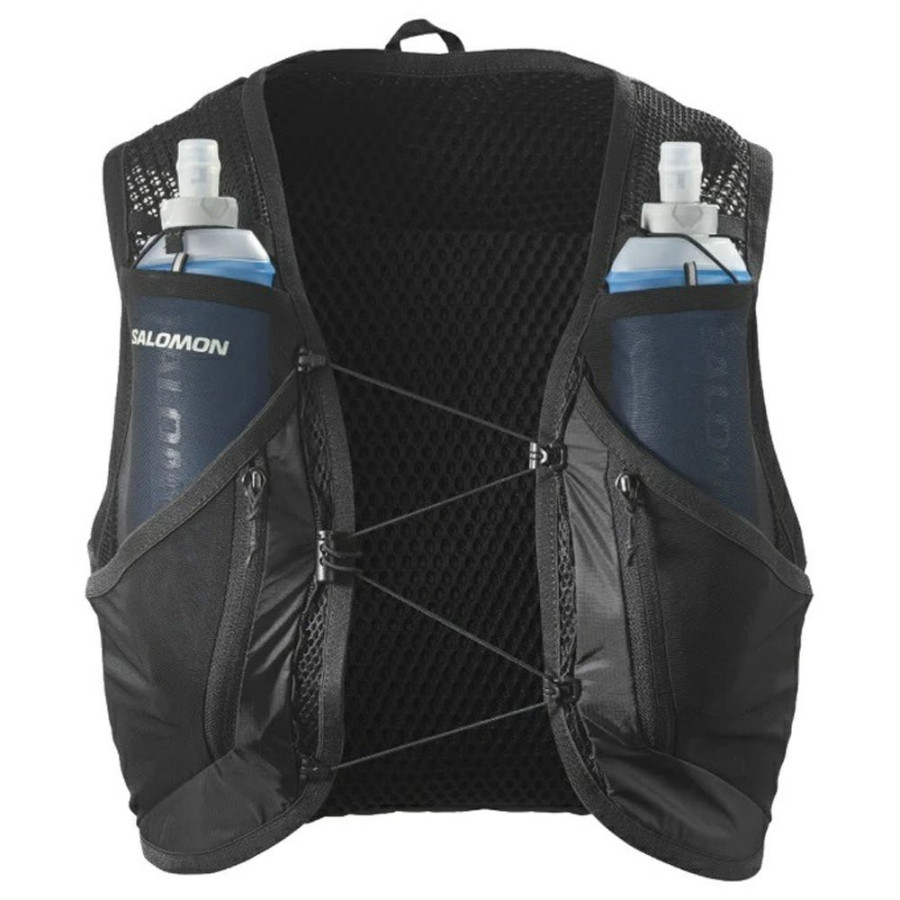 살로몬 러닝 백팩 남성용 액티브 스킨 12 세트 블랙 LC2177400
