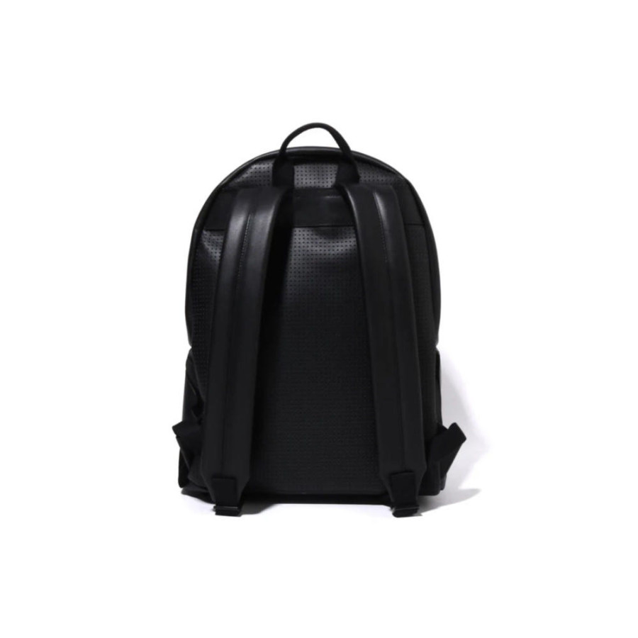 베이프 카모 패치 레더 데이백 백팩 블랙 1L30189004