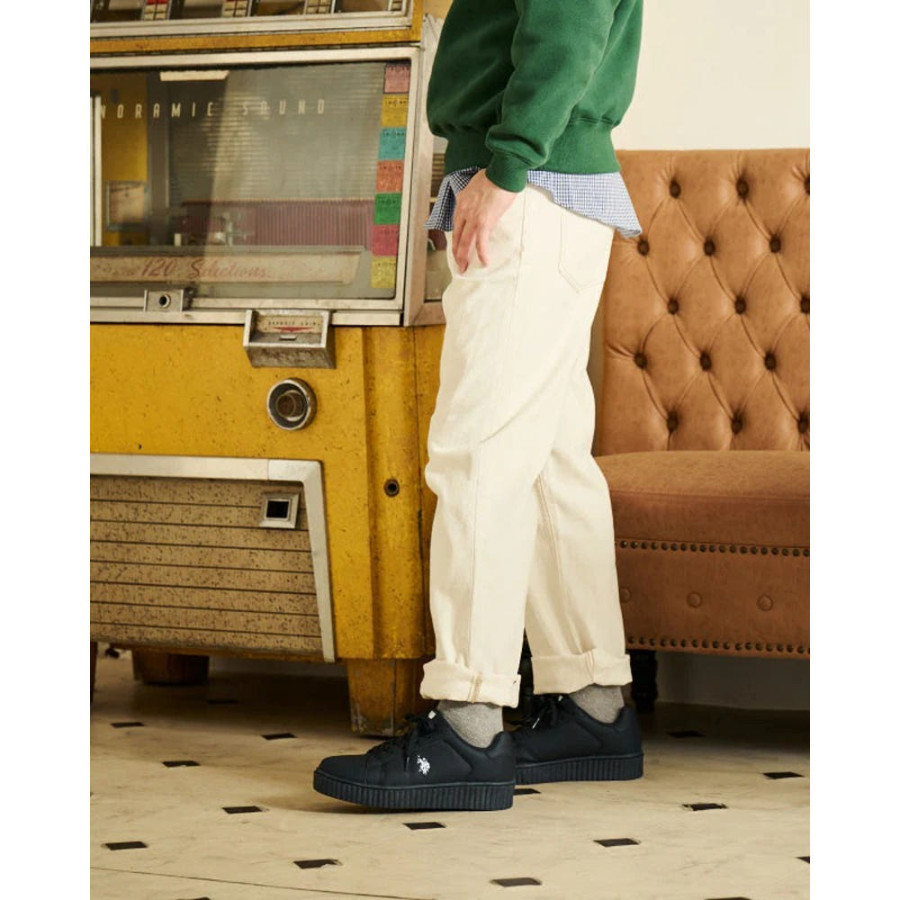 U.S. POLO ASSN. 유에스폴로에센 쿼터 호스 로우컷 통굽 스니커즈 2컬러 PL00811