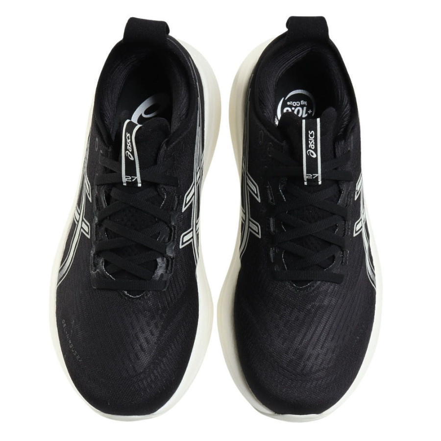 아식스 젤 님버스 27 엑스트라와이드 4E 러닝화 블랙그레이 1011B957-002