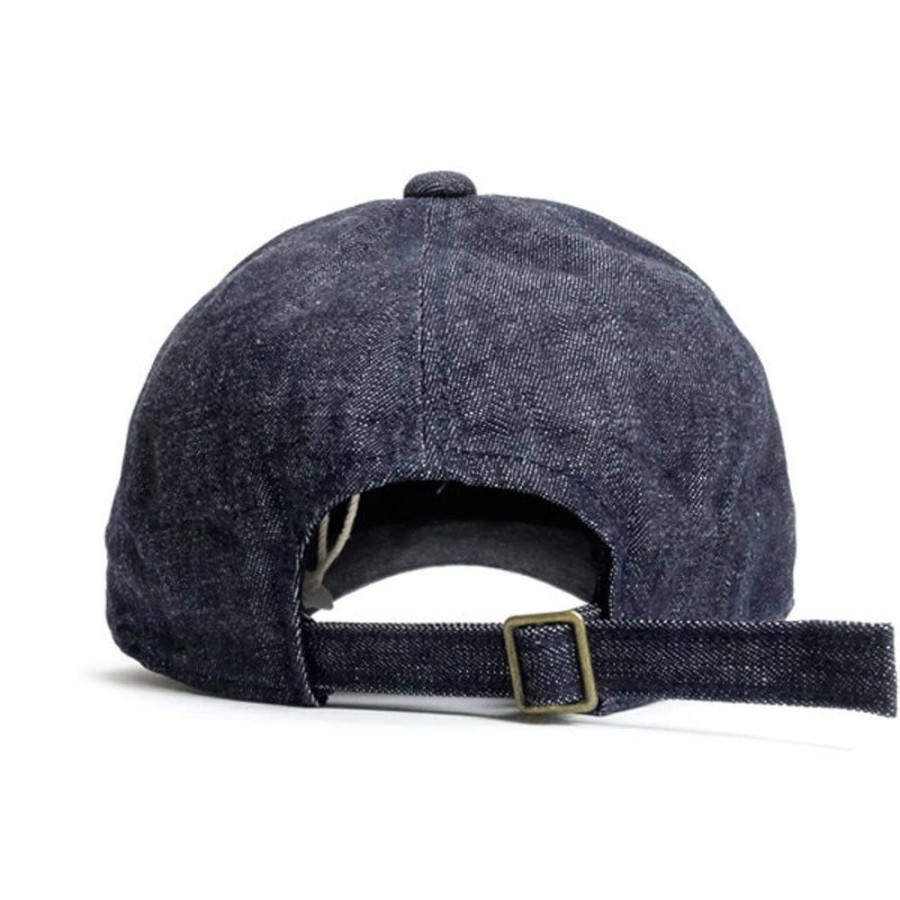 풀카운트 FULLCOUNT 야구모자 데님 로고 와펜 아메카지 볼캡 인디고 6770